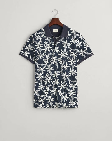 Μπλούζα Πόλο Πικέ Με Μοτίβο Palm Lei (Outlet) GANT